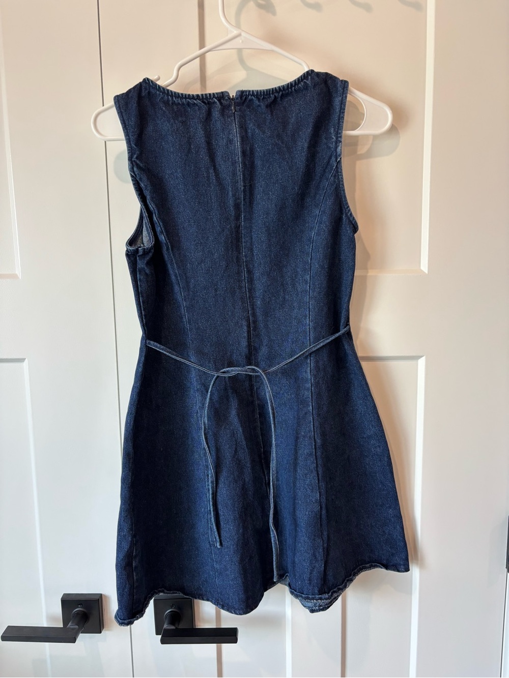 Peppermayo Dark Blue Denim Mini Dress Rochelle Medium - Picture 2 of 5